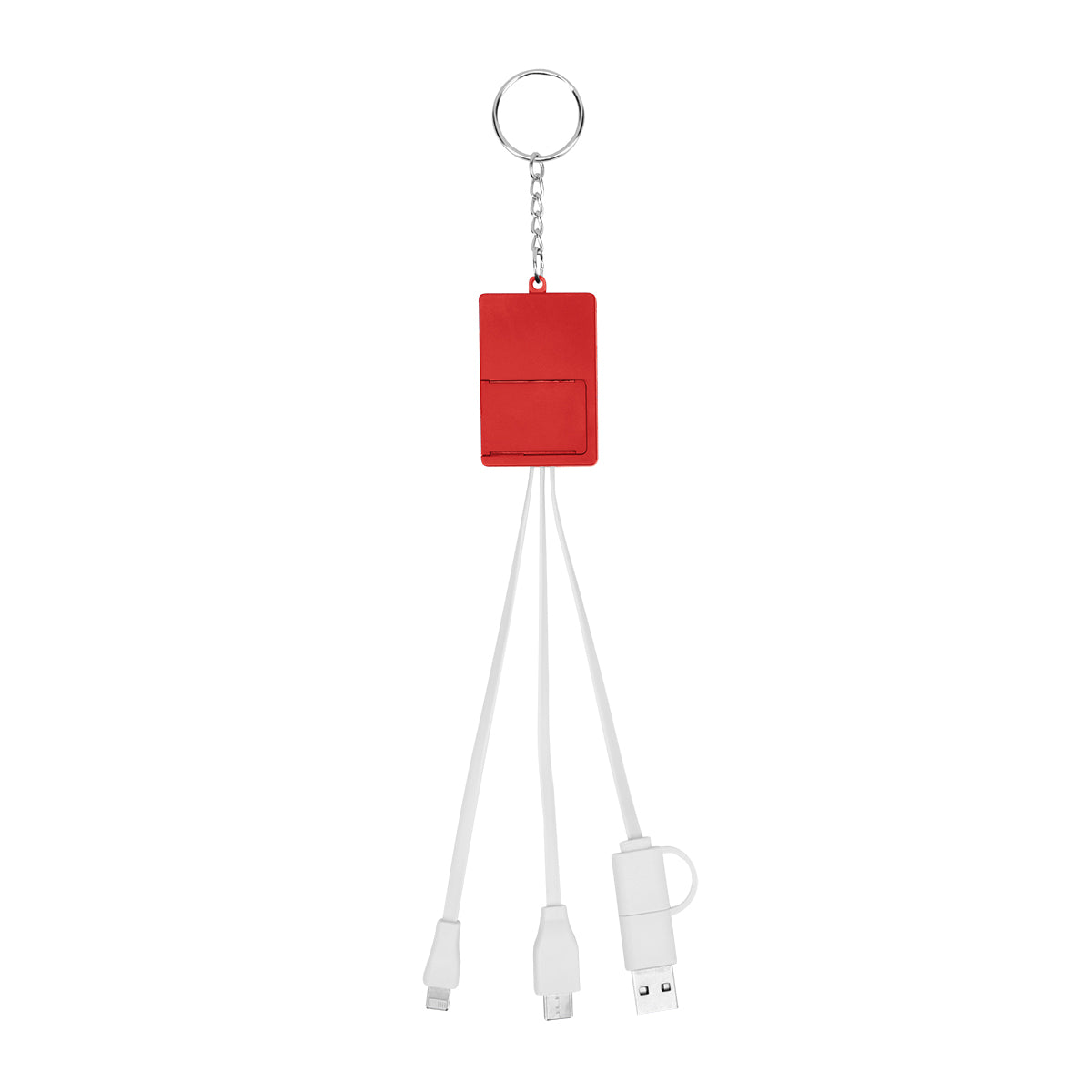 Multi-Charging Cable USB Hub Keyring