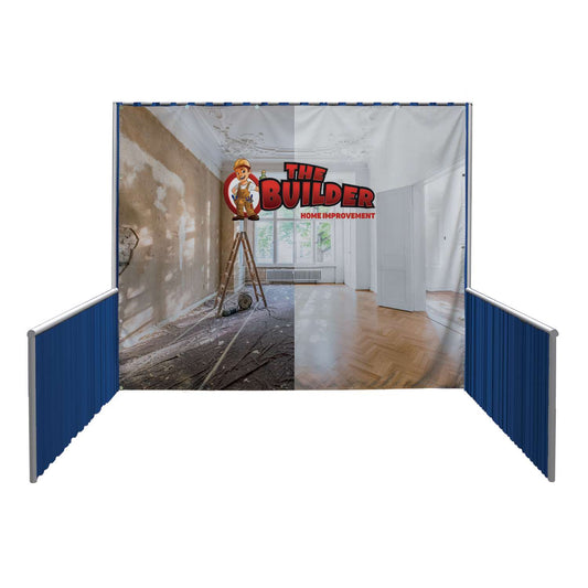 120"W x 96"H Pipe and Drape Banner Kit