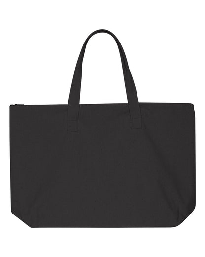 Tote with Top Zippered Closure - 8863