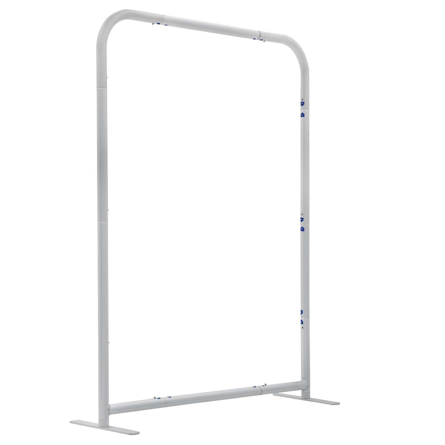 3'W x 4'H  EuroFit Tabletop Straight Wall Hardware