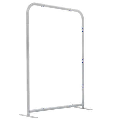 3'W x 4'H  EuroFit Tabletop Straight Wall Hardware