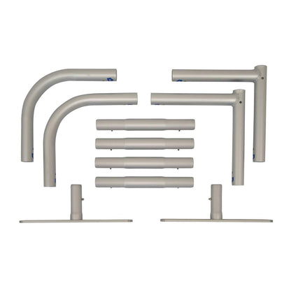 2'W x 2'H  EuroFit Tabletop Straight Wall Hardware