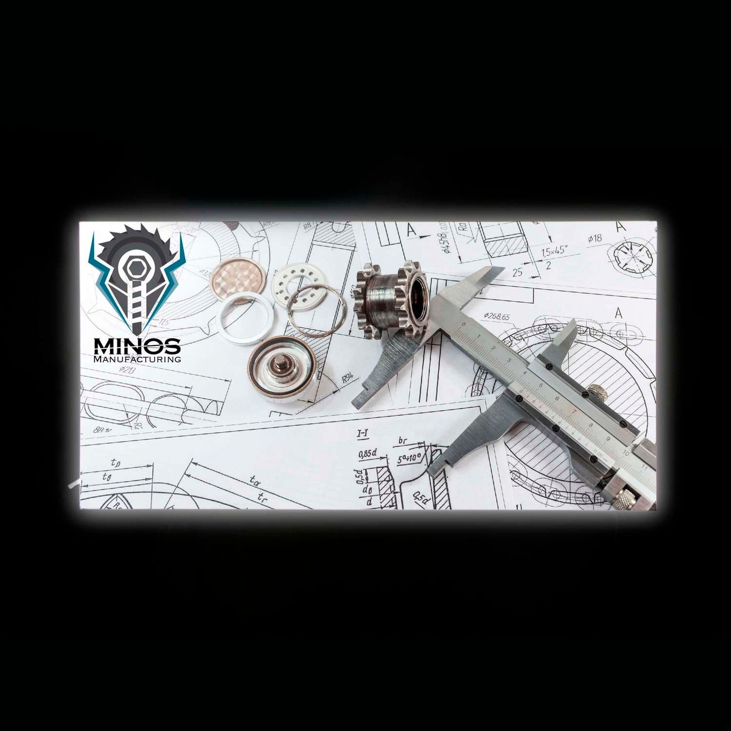 30" x 60" Standard SEG Glo Wall Mount Kit