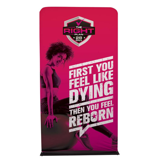 4' EuroFit Banner Display Kit (Biodegradable fabric)