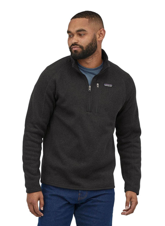 Patagonia Men's Better Sweater Quarter-Zip - Black - XS