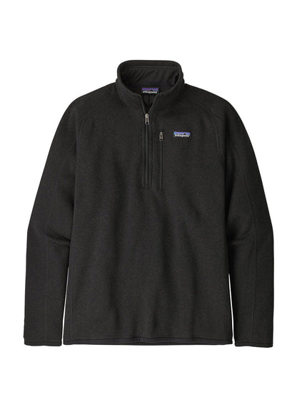Patagonia Men's Better Sweater Quarter-Zip - Black - XS