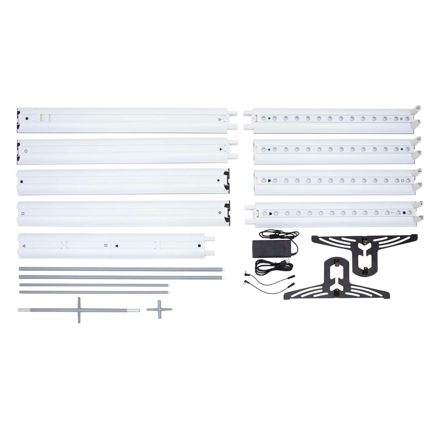 5'W x 6.5'H & 8'H Astra Wall Hardware