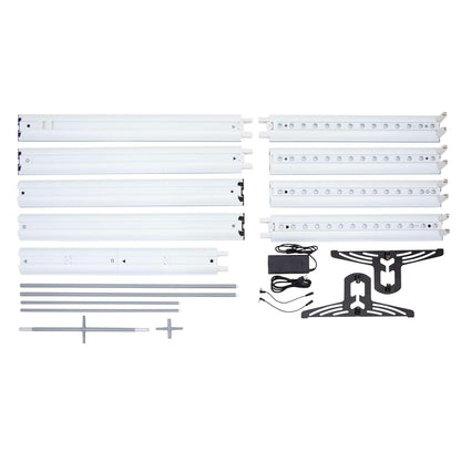5'W x 6.5'H & 8'H Astra Wall Hardware