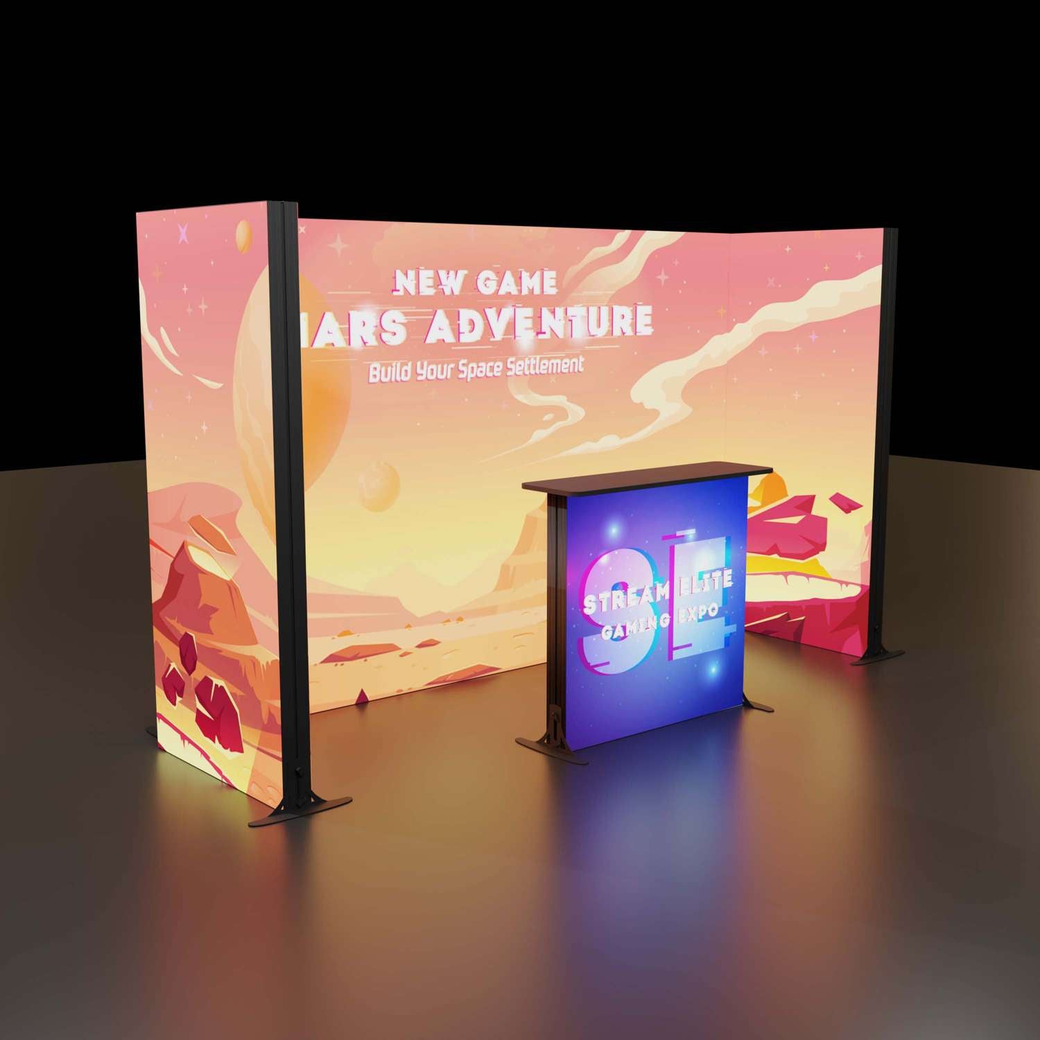 6.5'H Astra Modular Plus Display Kit 1