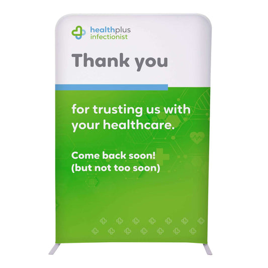 4'W x 72"H EuroFit Straight Wall Kit (Biodegradable Fabric)