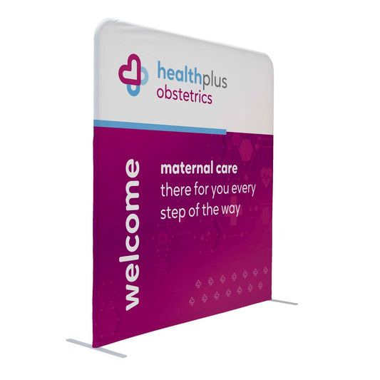 6'W x 72"H EuroFit Straight Wall Kit (Recycled Polyester Knit)