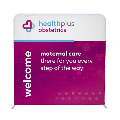 6'W x 72"H EuroFit Straight Wall Kit (Recycled Polyester Knit)