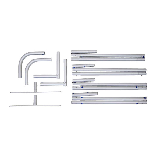 6'W x 72"H EuroFit Straight Wall Hardware