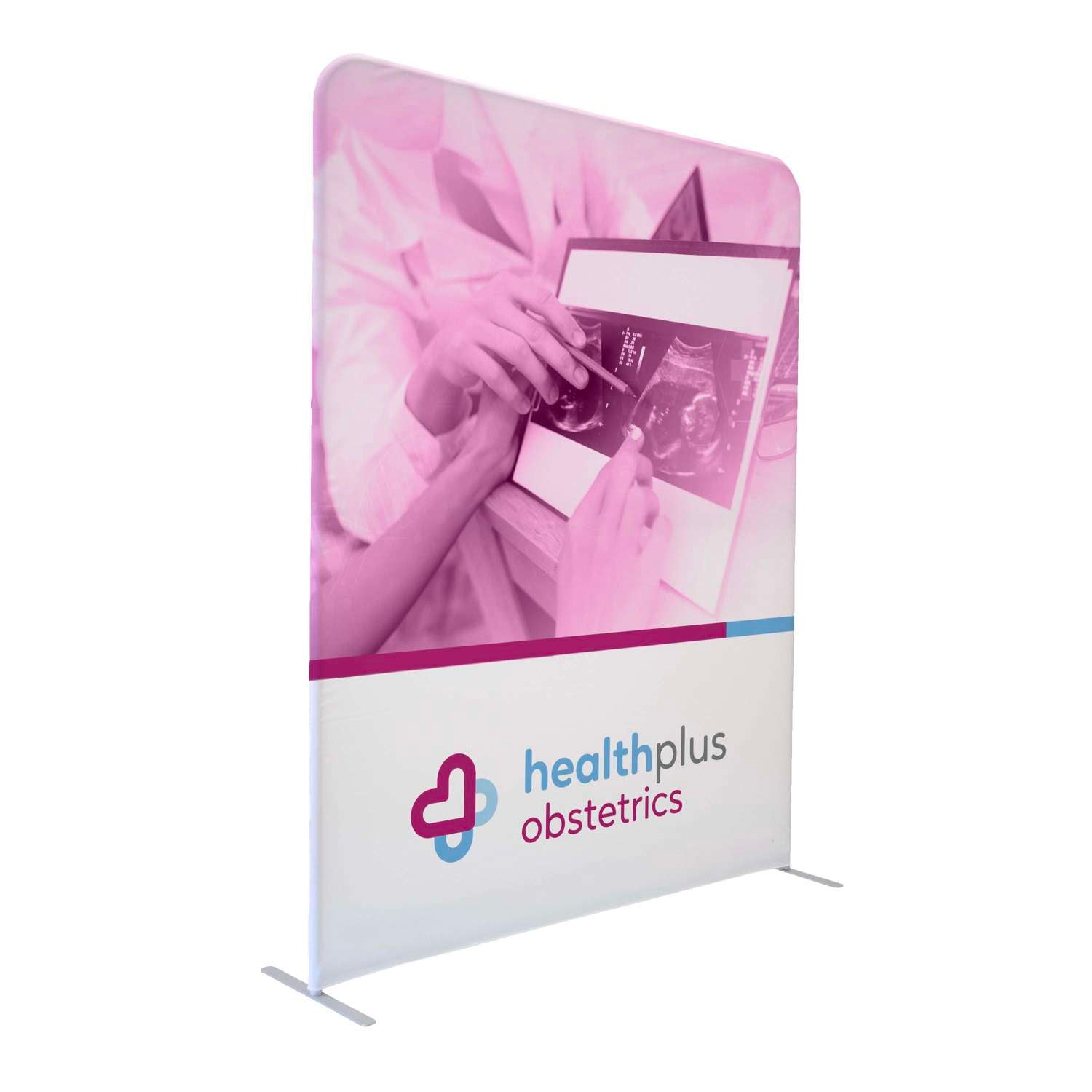 6'W x 90"H EuroFit Straight Wall Kit (Recycled Polyester Knit)