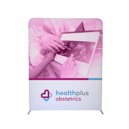 6'W x 90"H EuroFit Straight Wall Kit (Recycled Polyester Knit)