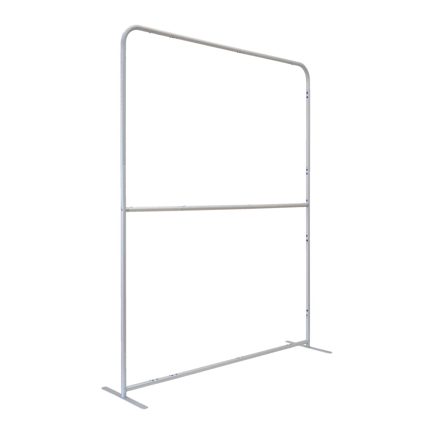 6'W x 90"H EuroFit Straight Wall Hardware