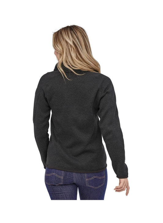 Patagonia Women's Better Sweater Quarter-Zip - Black - XXS