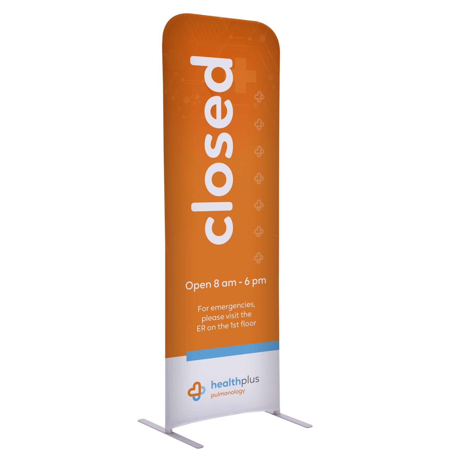 2'W x 72"H EuroFit Straight Wall Kit (Recycled Polyester Knit)