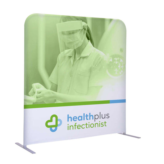 4'W x 54"H EuroFit Straight Wall Kit (Recycled Polyester Knit)