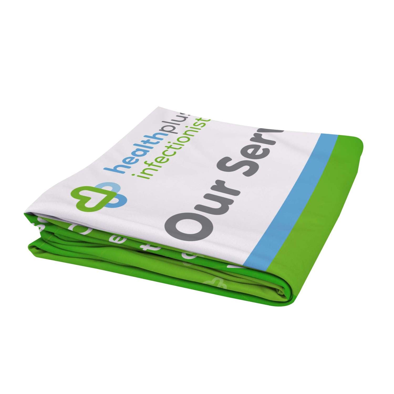 4'W x 72"H EuroFit Straight Wall Graphic Cover (Recycled Polyester Knit)