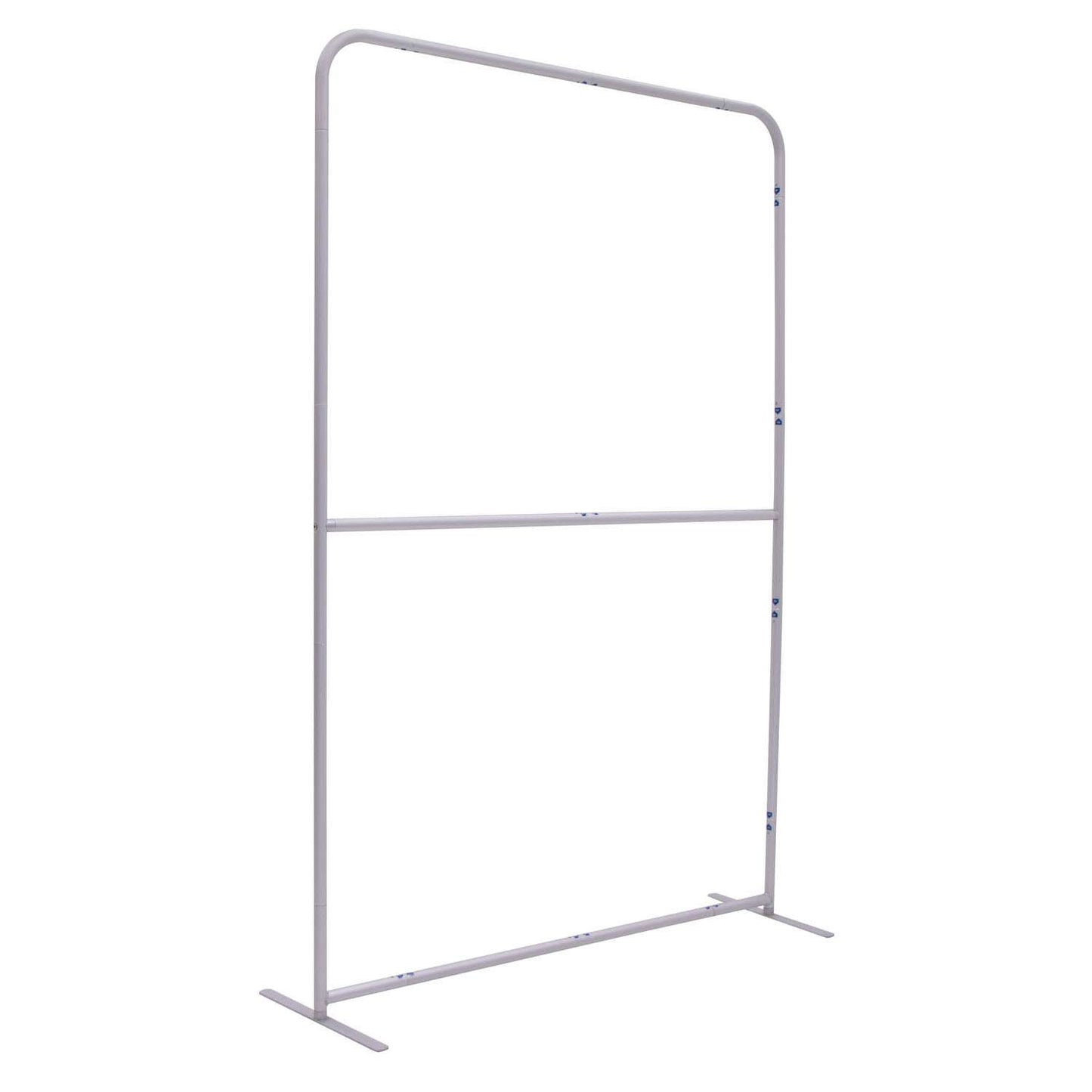 5'W x 90"H EuroFit Straight Wall Hardware