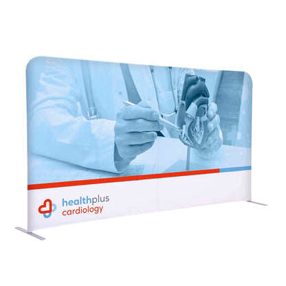 8'W x 54"H EuroFit Straight Wall Kit (Recycled Polyester Knit)