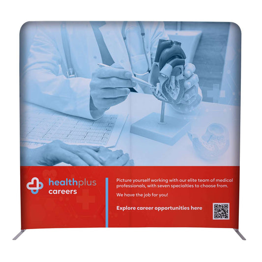 8'W x 90"H EuroFit Straight Wall Plus Kit