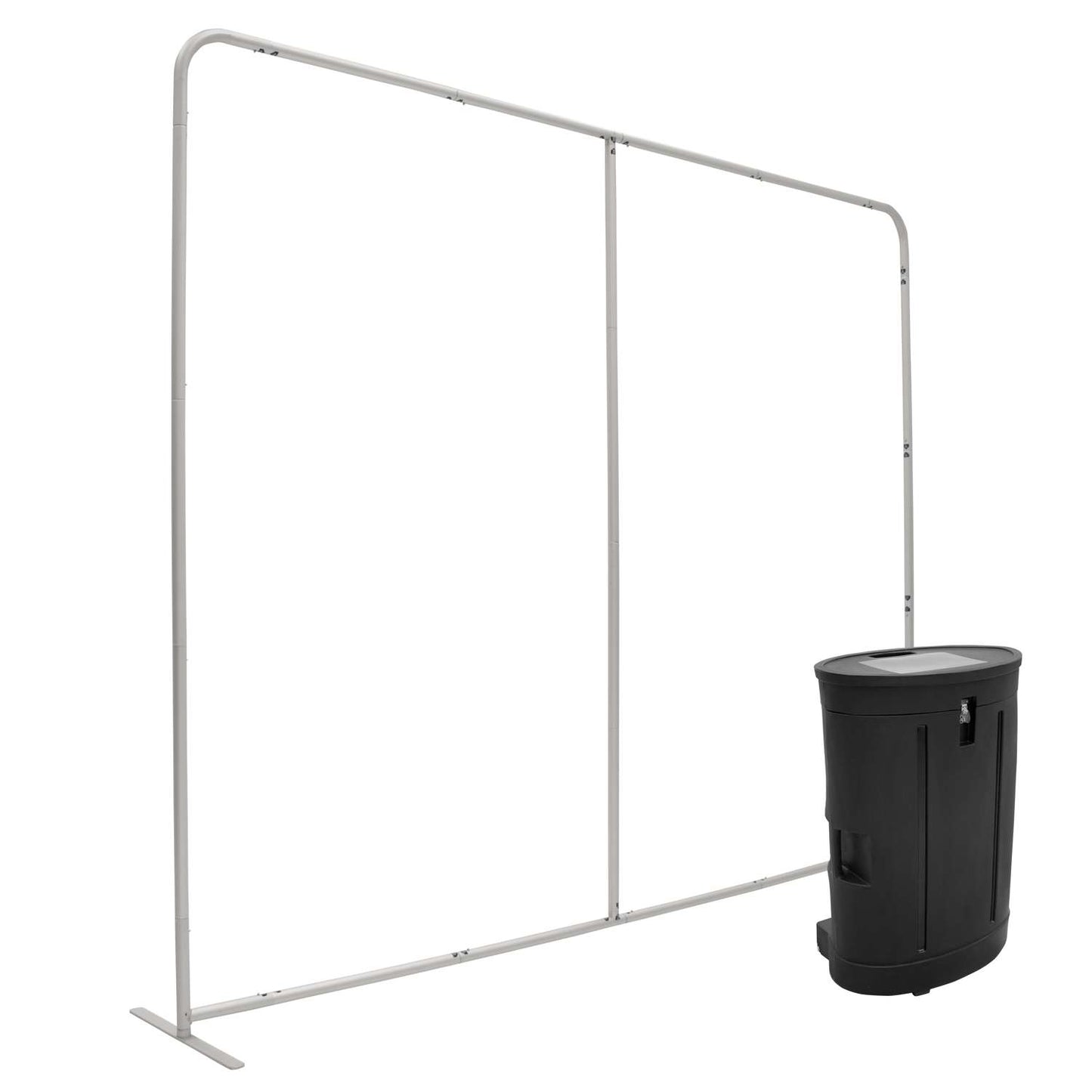 10'W x 90"H EuroFit Straight Wall Plus Hardware Kit