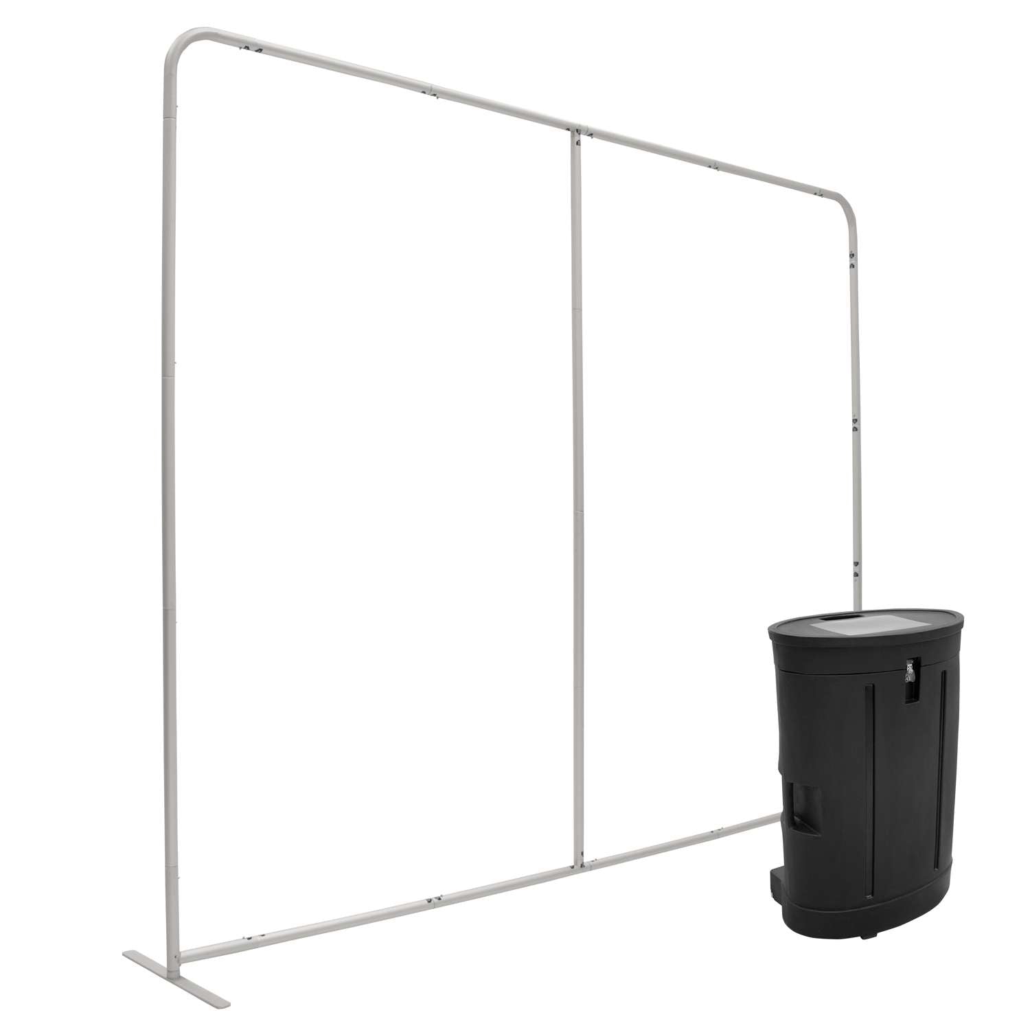 10'W x 90"H EuroFit Straight Wall Plus Hardware Kit