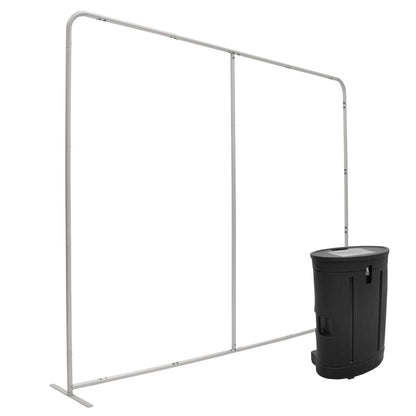 10'W x 90"H EuroFit Straight Wall Plus Hardware Kit