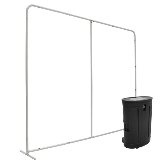 10'W x 90"H EuroFit Straight Wall Plus Hardware Kit