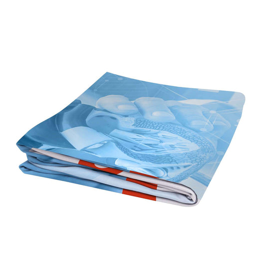 8'W x 10' Tall EuroFit Straight Wall Graphic Cover (Recycled Polyester Knit)