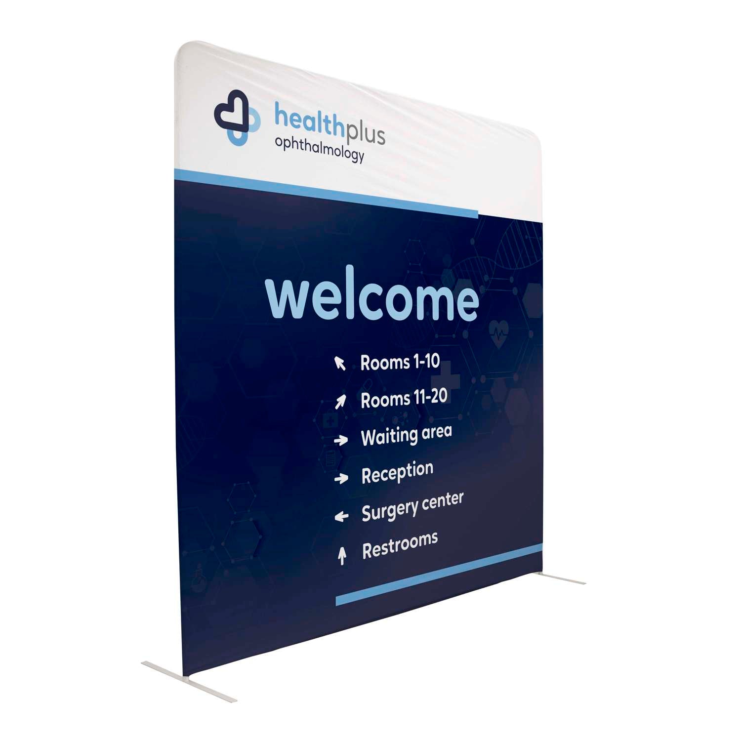 10'W x 10' Tall EuroFit Straight Wall Kit (Recycled Polyester Knit)