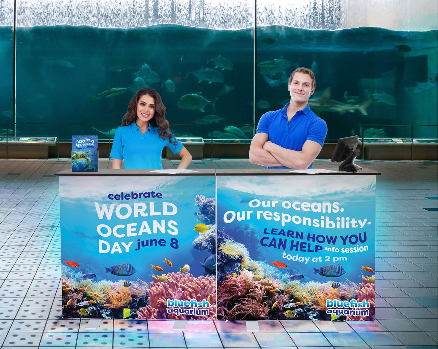 ShowGlower Counter Kit (Backlit Woven Polyester)