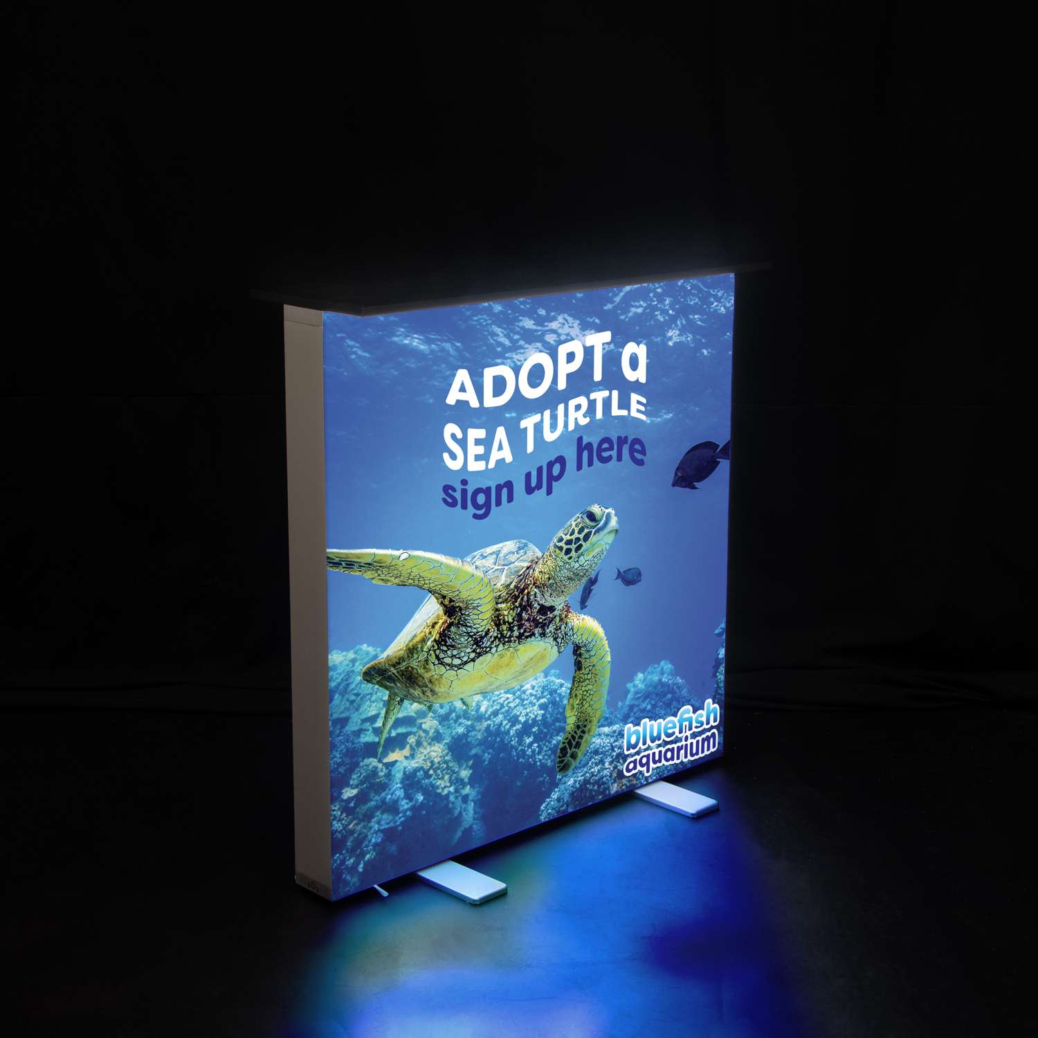 ShowGlower Counter Kit (Backlit Woven Polyester Front Panel & Unimprinted Block-Out Back Panel)