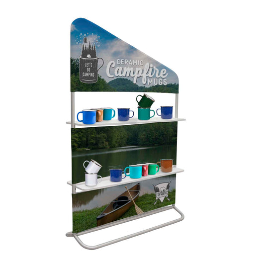 4' x 71" EuroFit Evolution Two-Shelf Incline Wall Kit