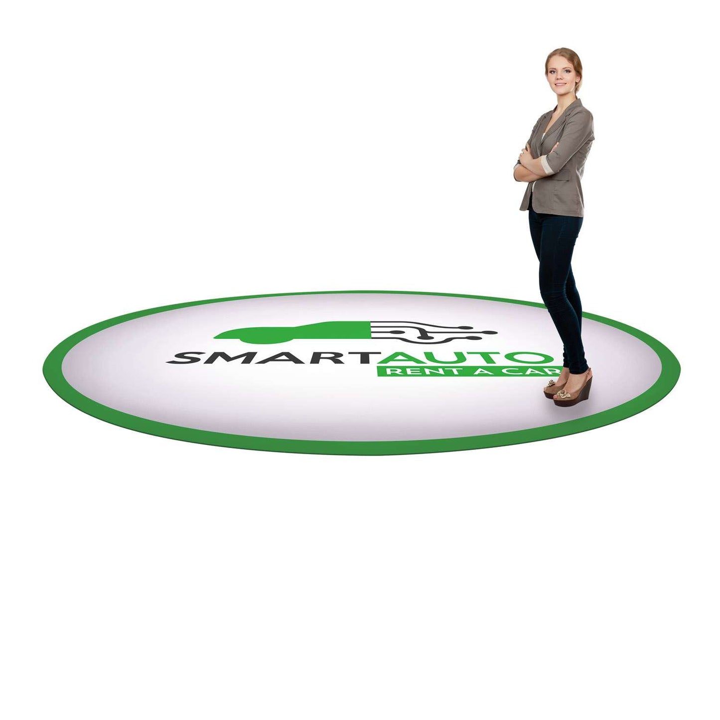 9' Round Floor Decor