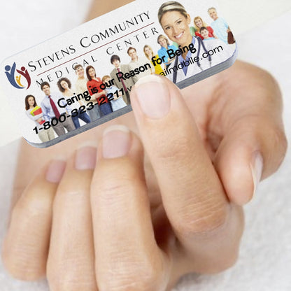 “Smile File” Rectangle Shaped Multi-Color Thick Foam Nail File