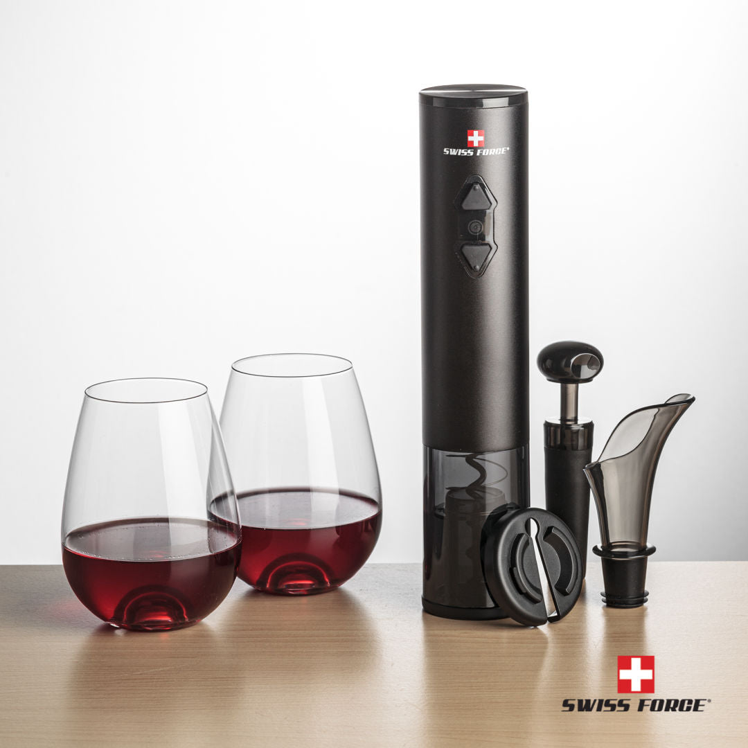 Swiss Force® Opener Set & Edderton Stemless Wine