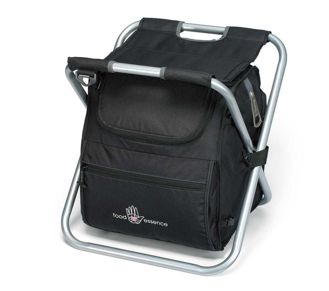 Black Deluxe Spectator Cooler Chair