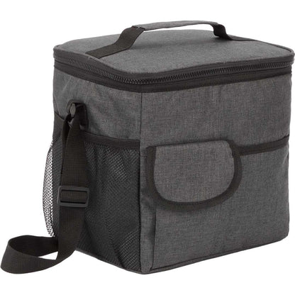Front View of Gray Carry-All 18 Can Cooler