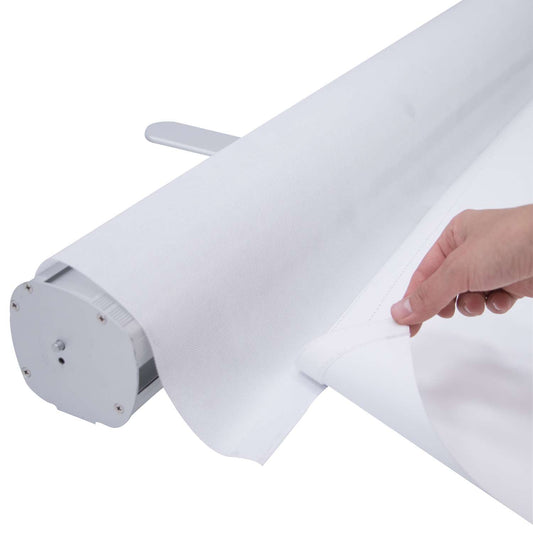 31.5" Economy Plus Retractor Replacement Banner (No-Curl Hybrid Media)