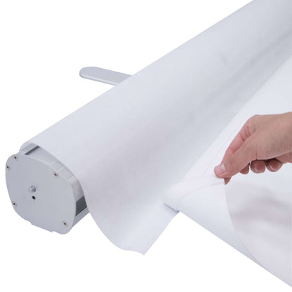 31.5" Economy Plus Retractor Replacement Banner (No-Curl Opaque Fabric)