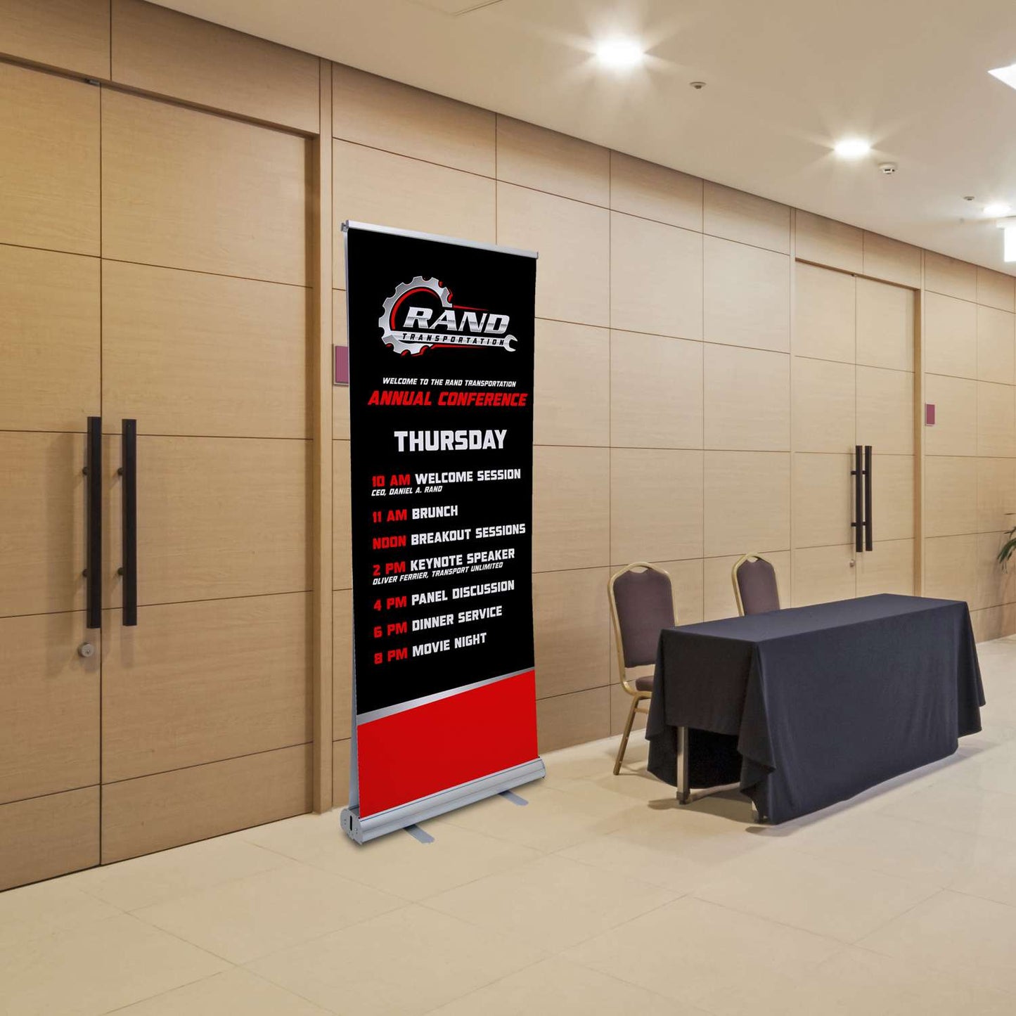 33.5" Dual Retractor Kit (No-Curl Hybrid Media)