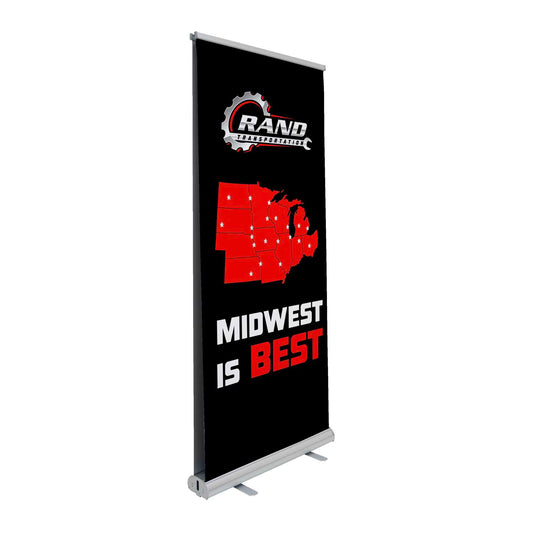 36" Dual Retractor Kit (No-Curl Opaque Fabric)