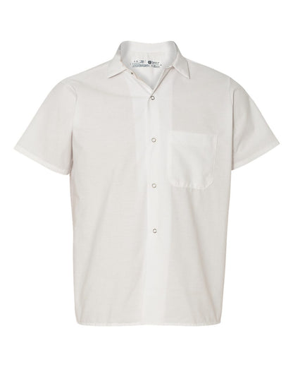 Poplin Cook Shirt with Gripper Closures - 5020