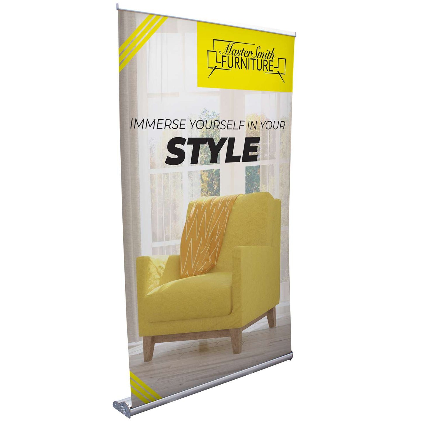 48" Stratus Retractor Kit (No-Curl Opaque Fabric)