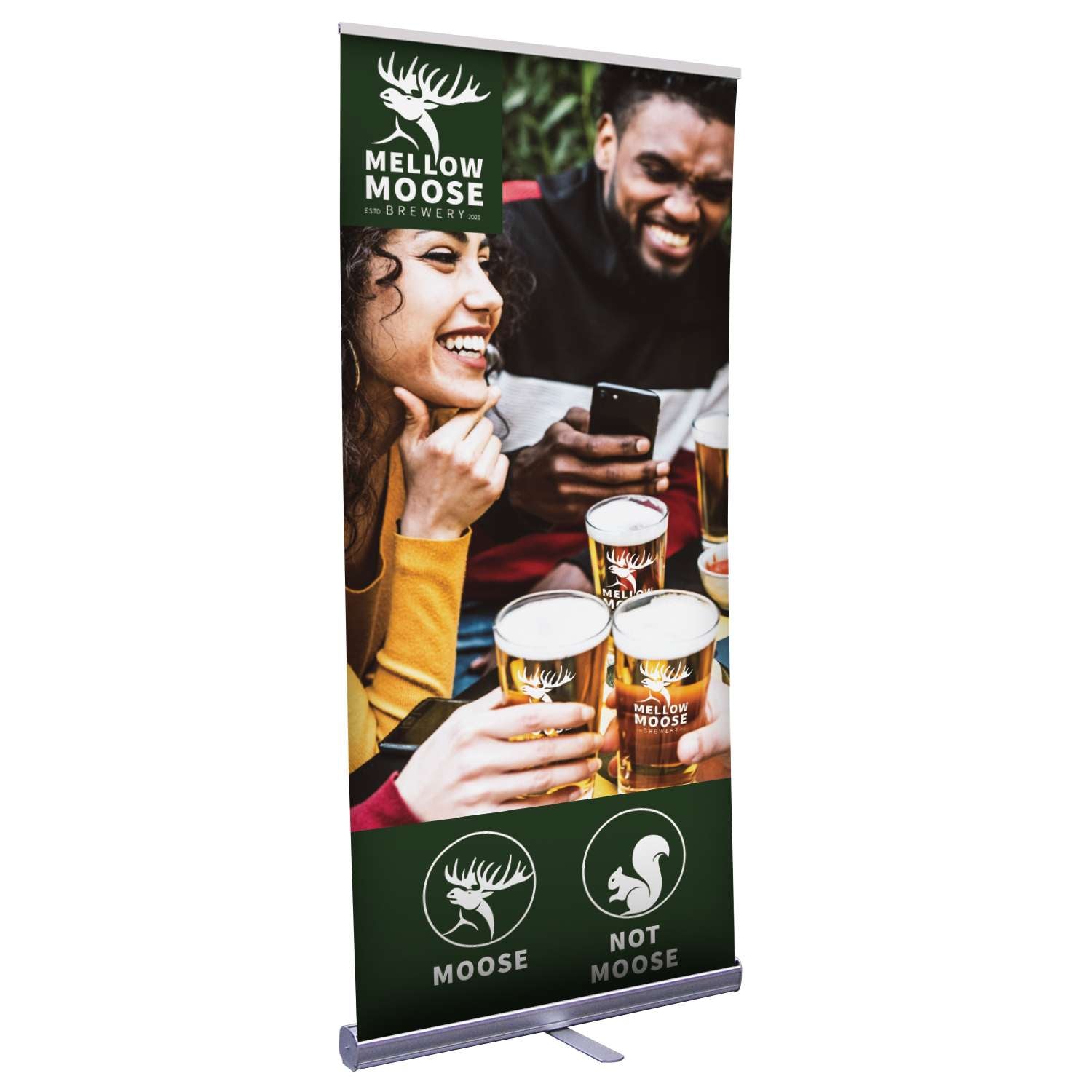 33.5" Economy Plus Retractor Kit (No-Curl Opaque Fabric)