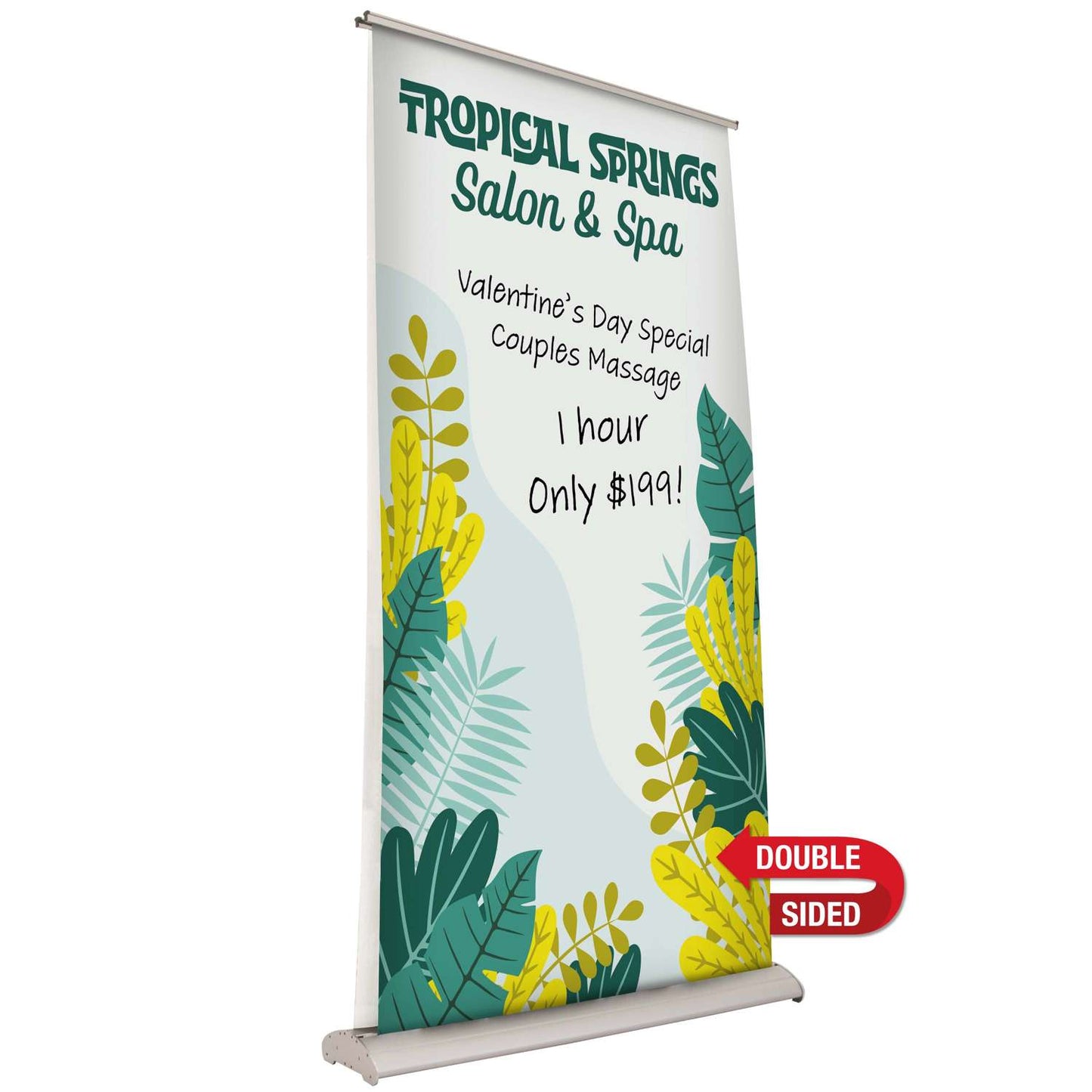 46.5" Deluxe Pro Retractor Double-Banner Kit (Dry-Erase Media)