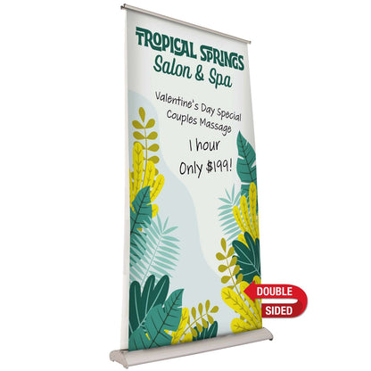 46.5" Deluxe Pro Retractor Double-Banner Kit (Dry-Erase Media)